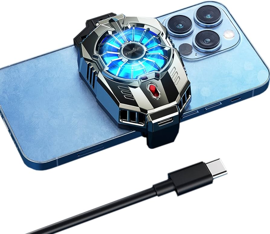 TRILINK Phone Cooler for Gaming, Universal Phone Cooling Fan