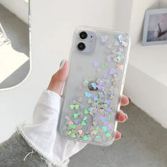 Heart Falling Rain iPhone Case
